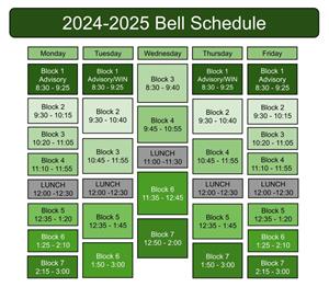 24-25 Bell Schedule